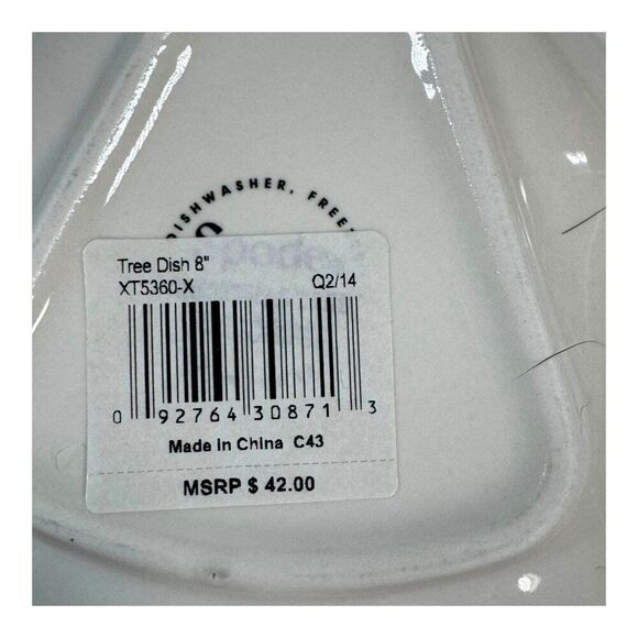 Spode Christmas Tree Dish 8" Candy Nut Dish NEW Holiday Decor With Gift Box - Picture 5 of 6